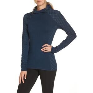 ICEBREAKER Merino Affinity Thermal Pullover Base Layer Hoodie Women's Sz S